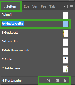 Musterseiten für unterschiedliches Layout in großen Dokumenten Musterseiten für unterschiedliches Layout in großen Dokumenten